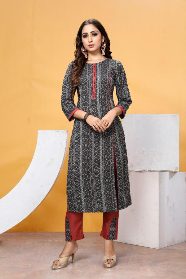 Retro-Cotton-Kurti-With-Bottom